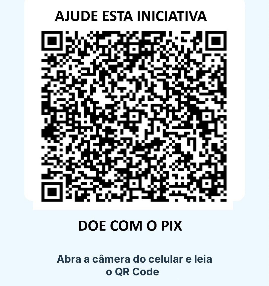 QR Code para doação via Pix